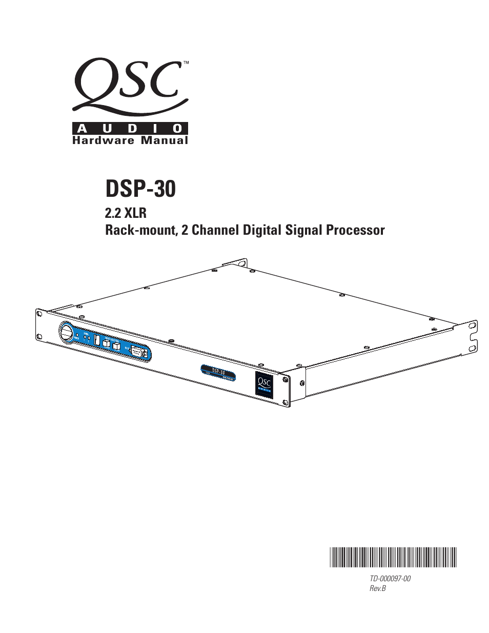 QSC Audio DSP-30 User Manual | 28 pages