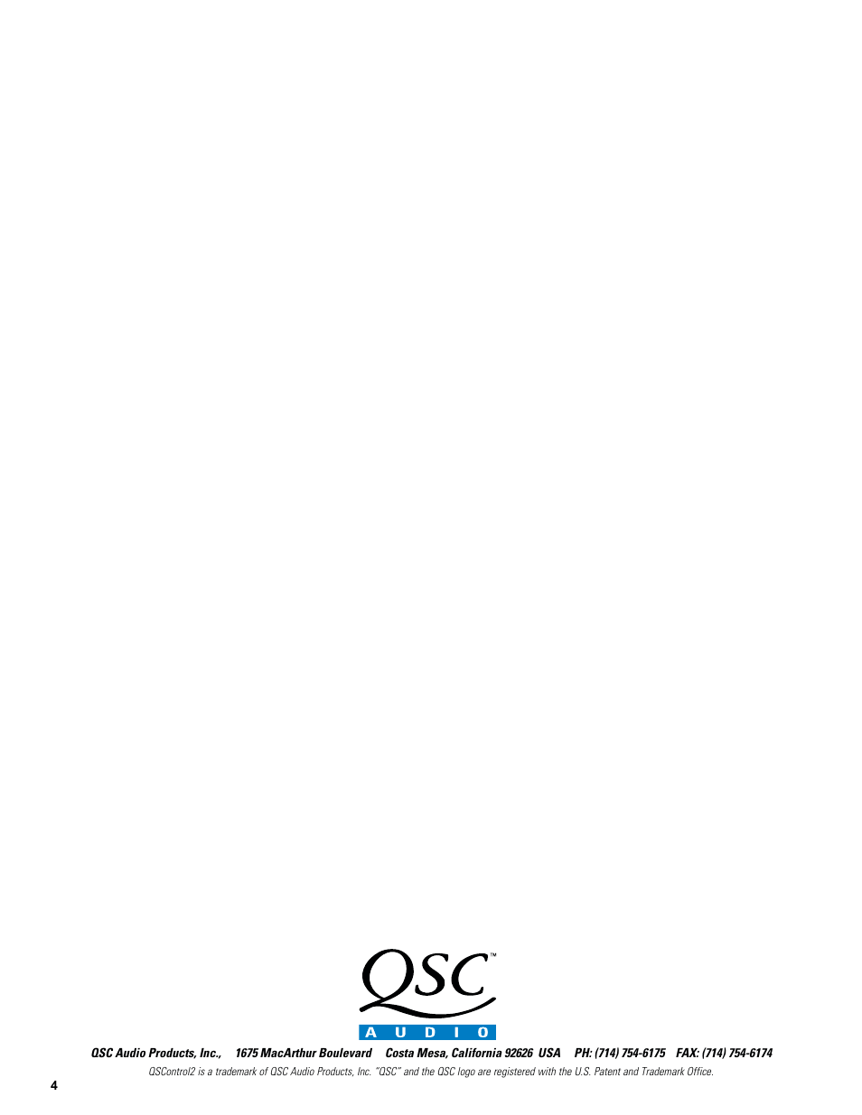 QSC Audio DD1-3 User Manual | Page 4 / 4