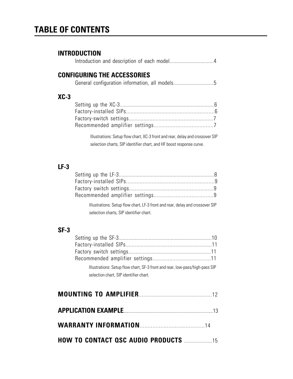 QSC Audio DCA Series User Manual | Page 3 / 16