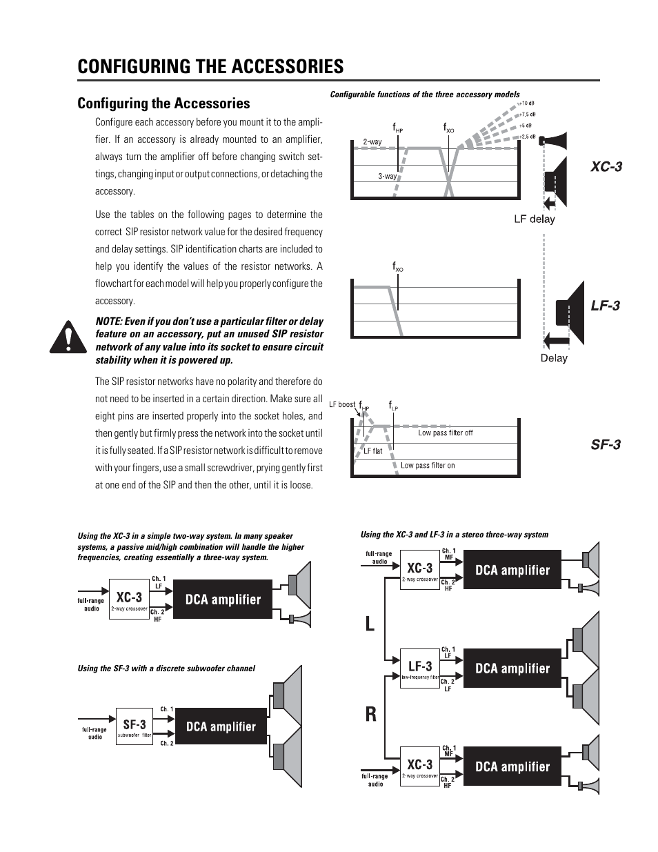 Configuring the accessories | QSC Audio DCA Series User Manual | Page 5 / 16