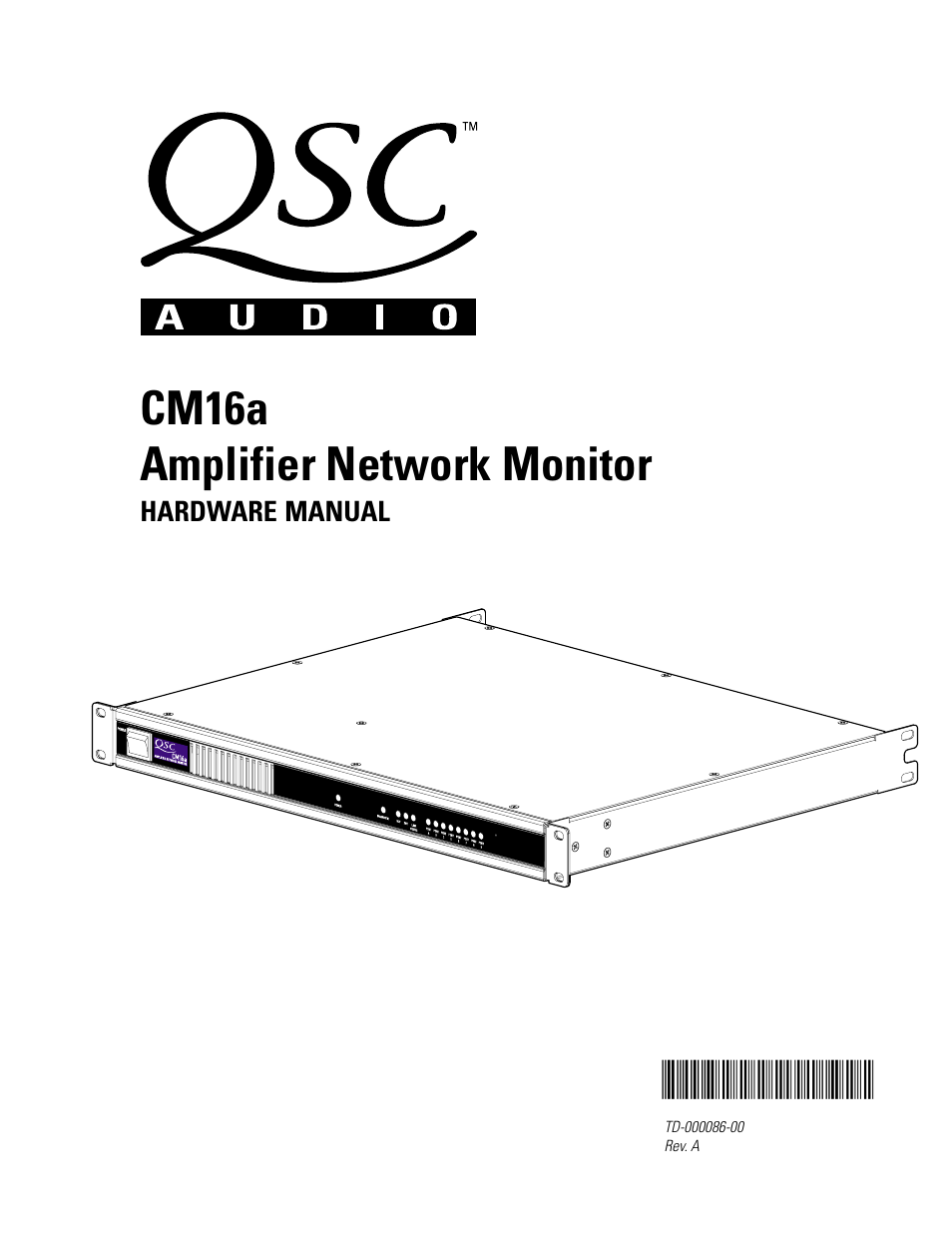 QSC Audio CM16a User Manual | 40 pages