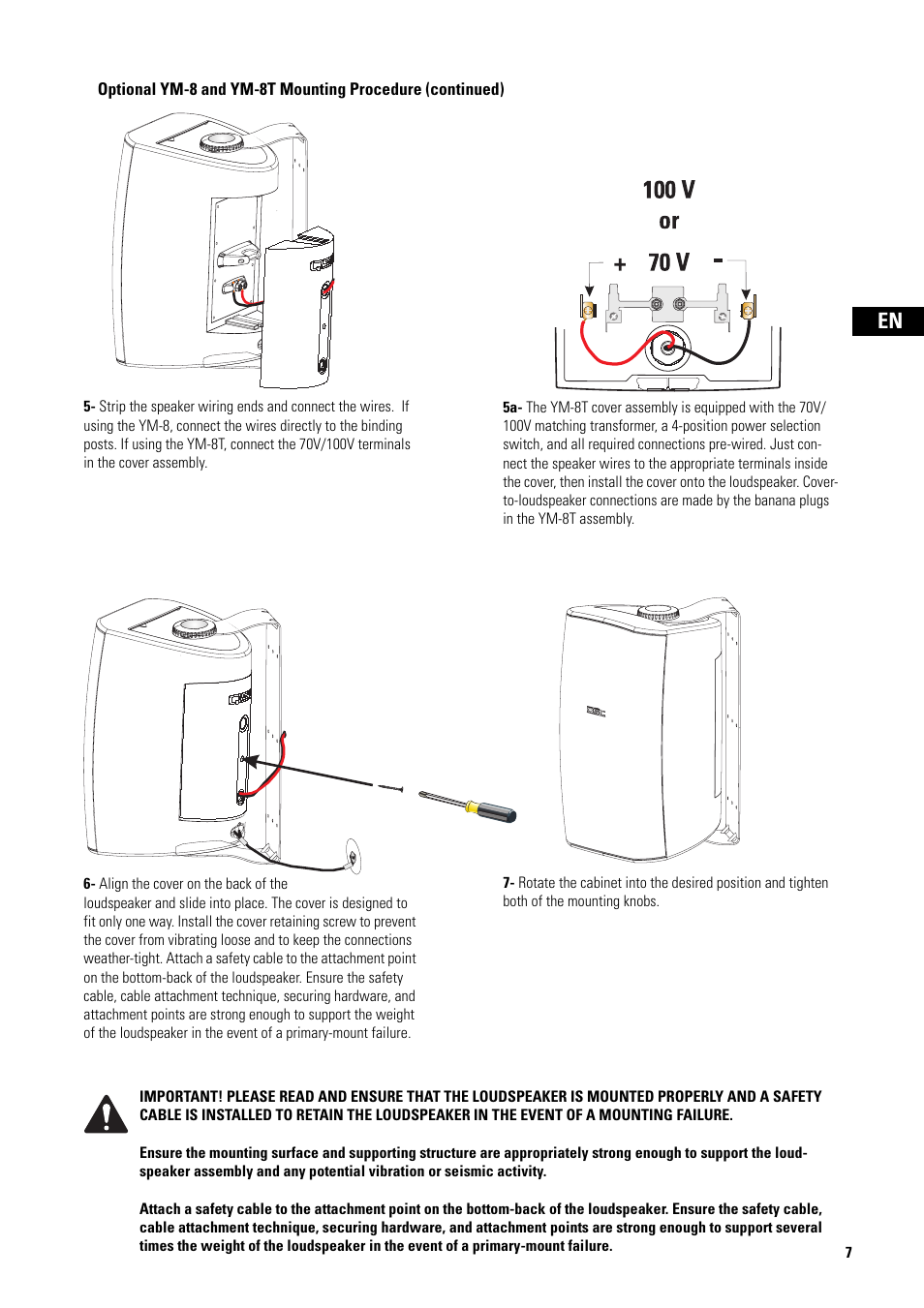 QSC Audio AD-S82H User Manual | Page 7 / 44