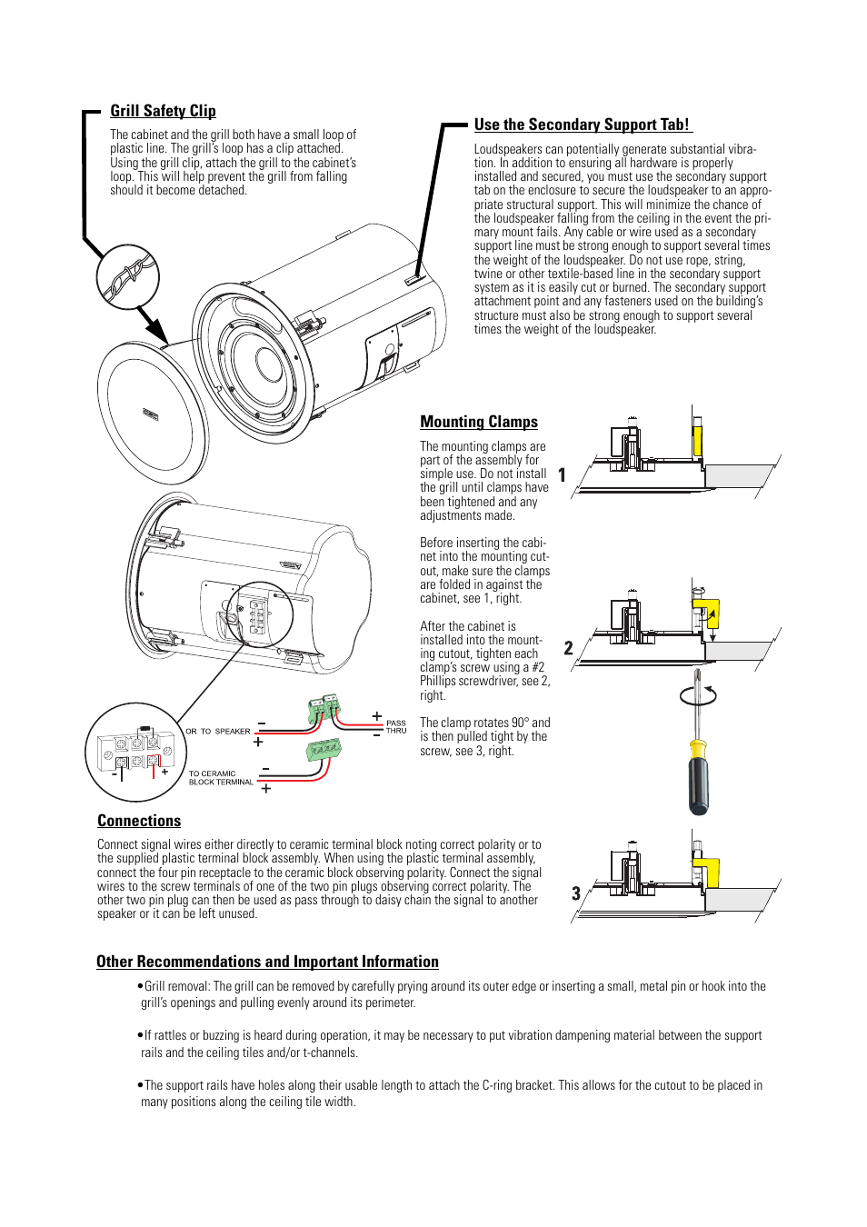 QSC Audio AD-C81Tw User Manual | Page 4 / 8