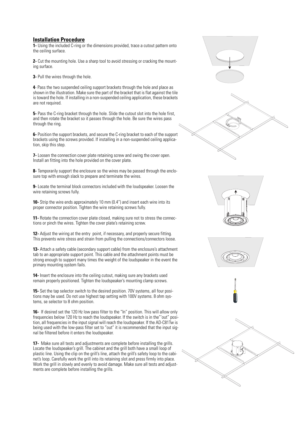 QSC Audio AD-C81Tw User Manual | Page 5 / 8