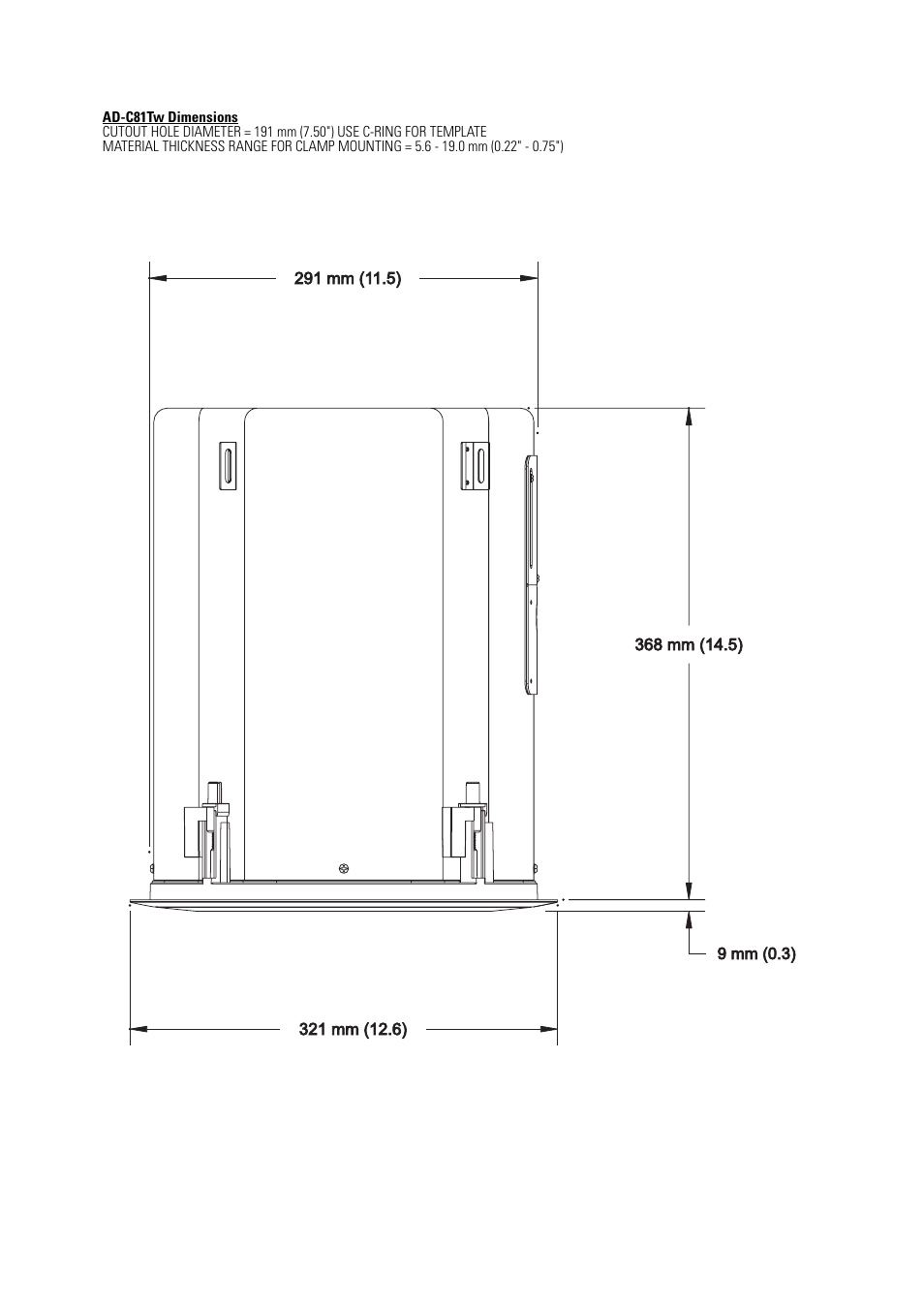 QSC Audio AD-C81Tw User Manual | Page 7 / 8