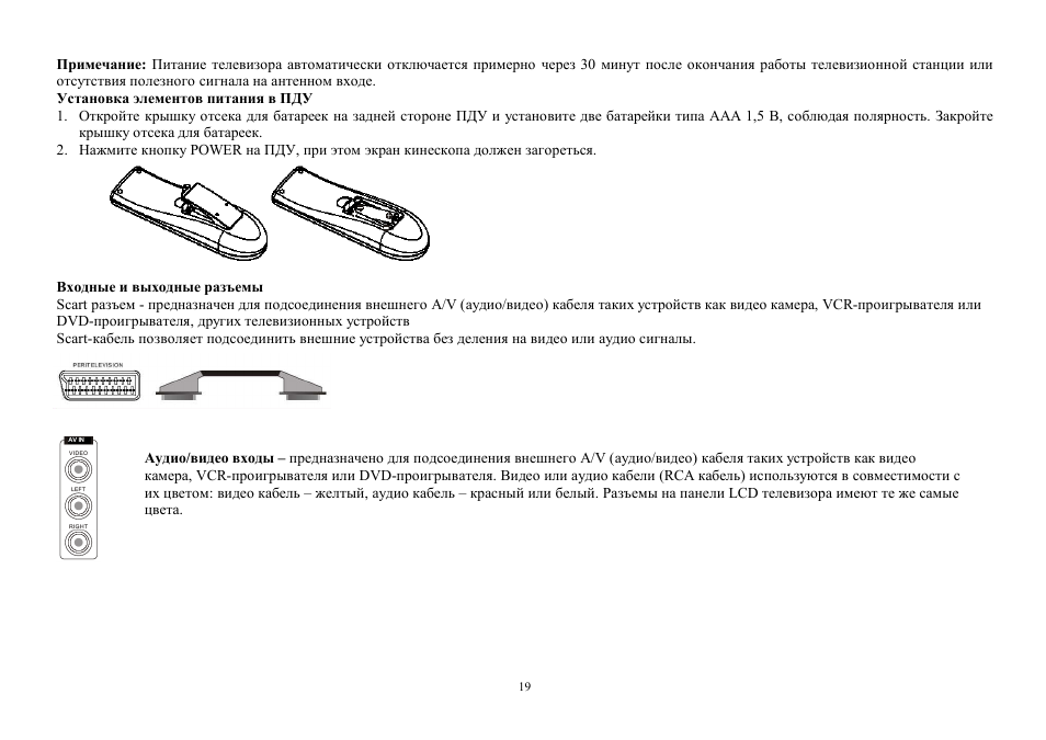 Hyundai H-TV2110SPF User Manual | Page 19 / 29