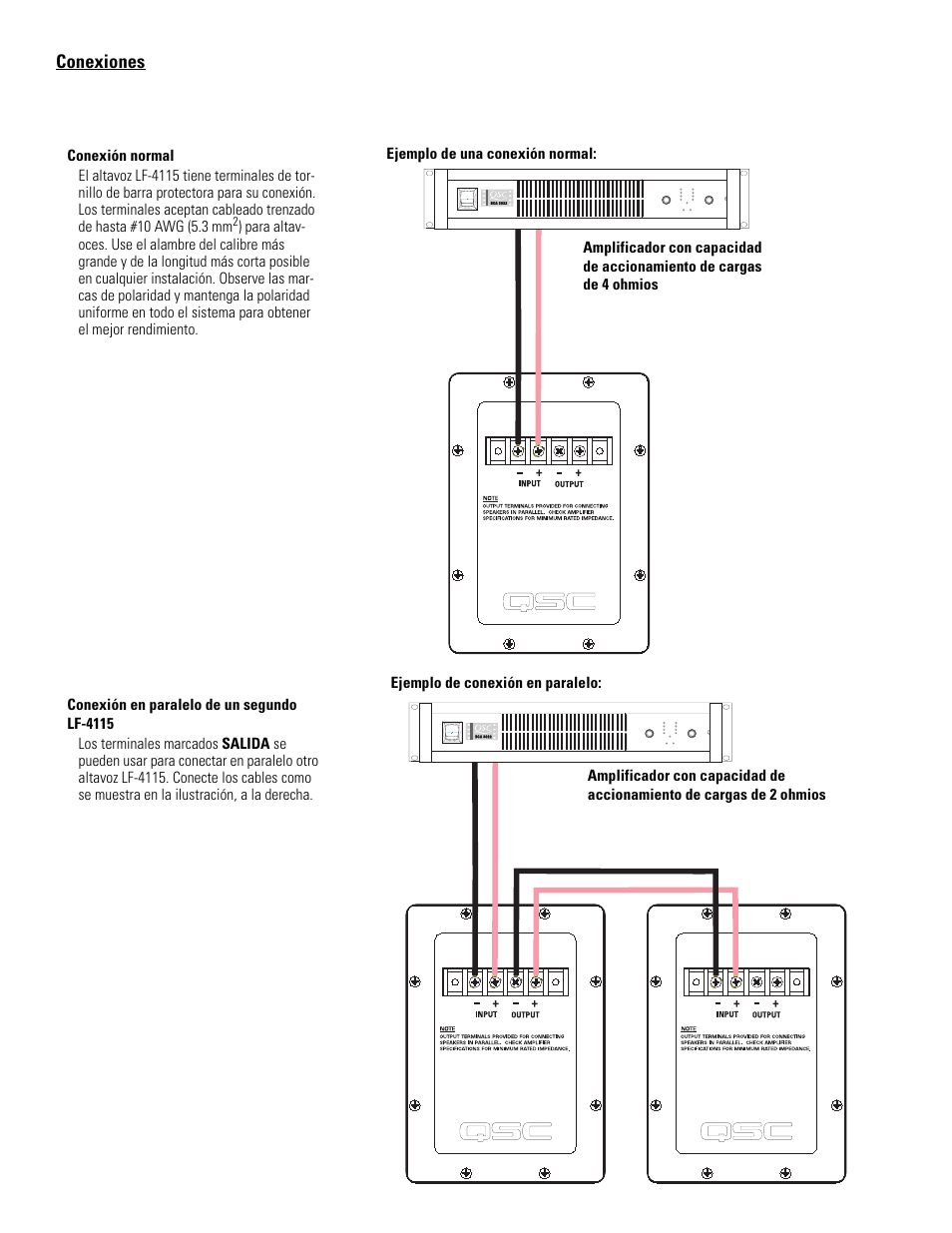 QSC Audio LF-4115 User Manual | Page 6 / 20