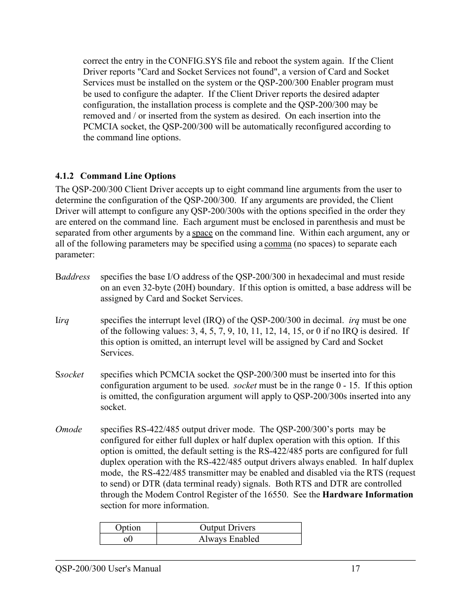 Quatech QSP-200/300 User Manual | Page 23 / 49