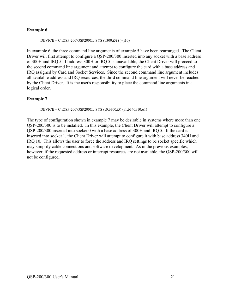Quatech QSP-200/300 User Manual | Page 27 / 49