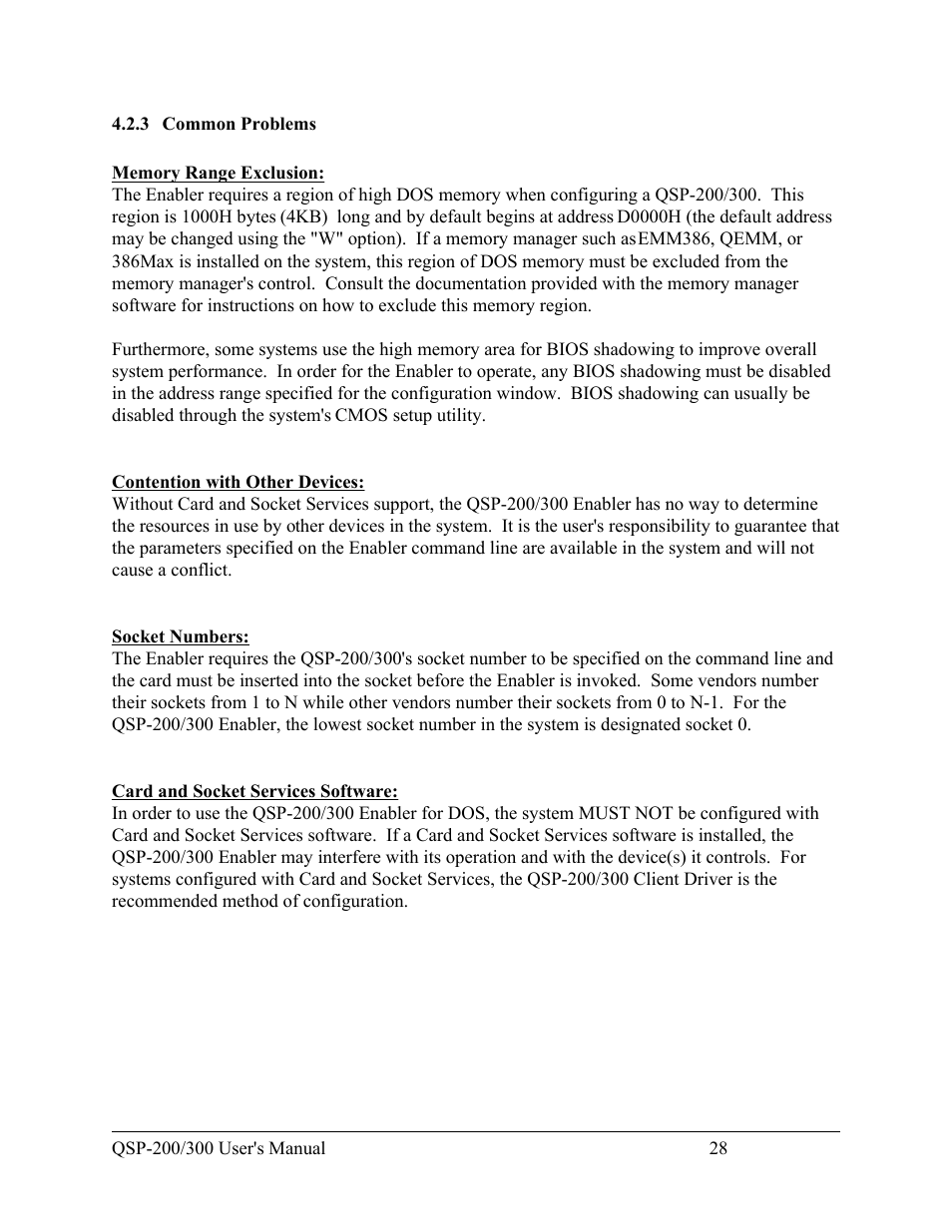 Quatech QSP-200/300 User Manual | Page 34 / 49