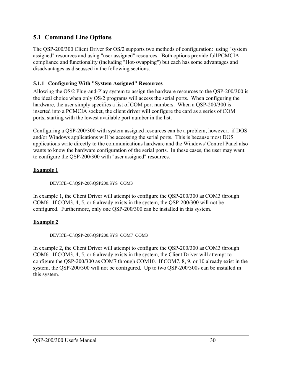 Quatech QSP-200/300 User Manual | Page 36 / 49