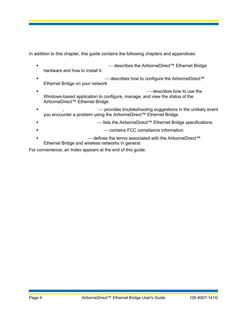 Using this document | Quatech AirborneDirect WLNG-ET Series User Manual | Page 10 / 77