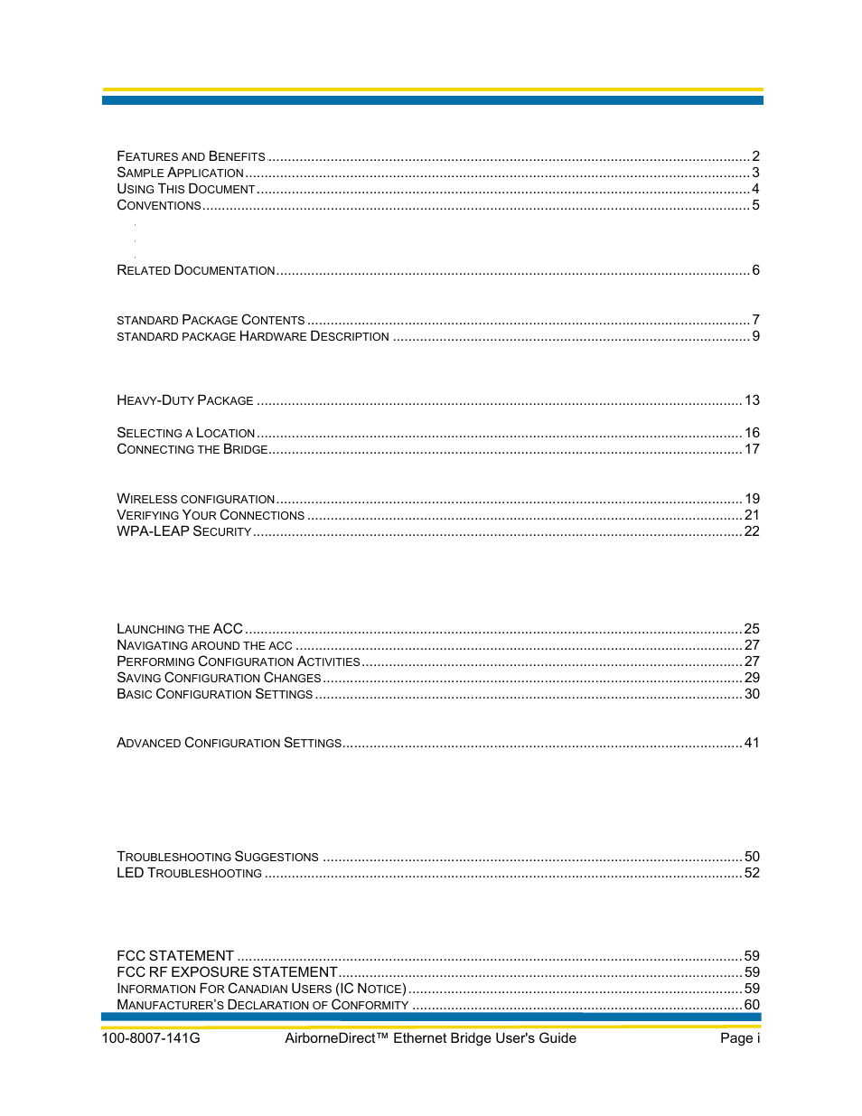 Quatech AirborneDirect WLNG-ET Series User Manual | Page 3 / 77