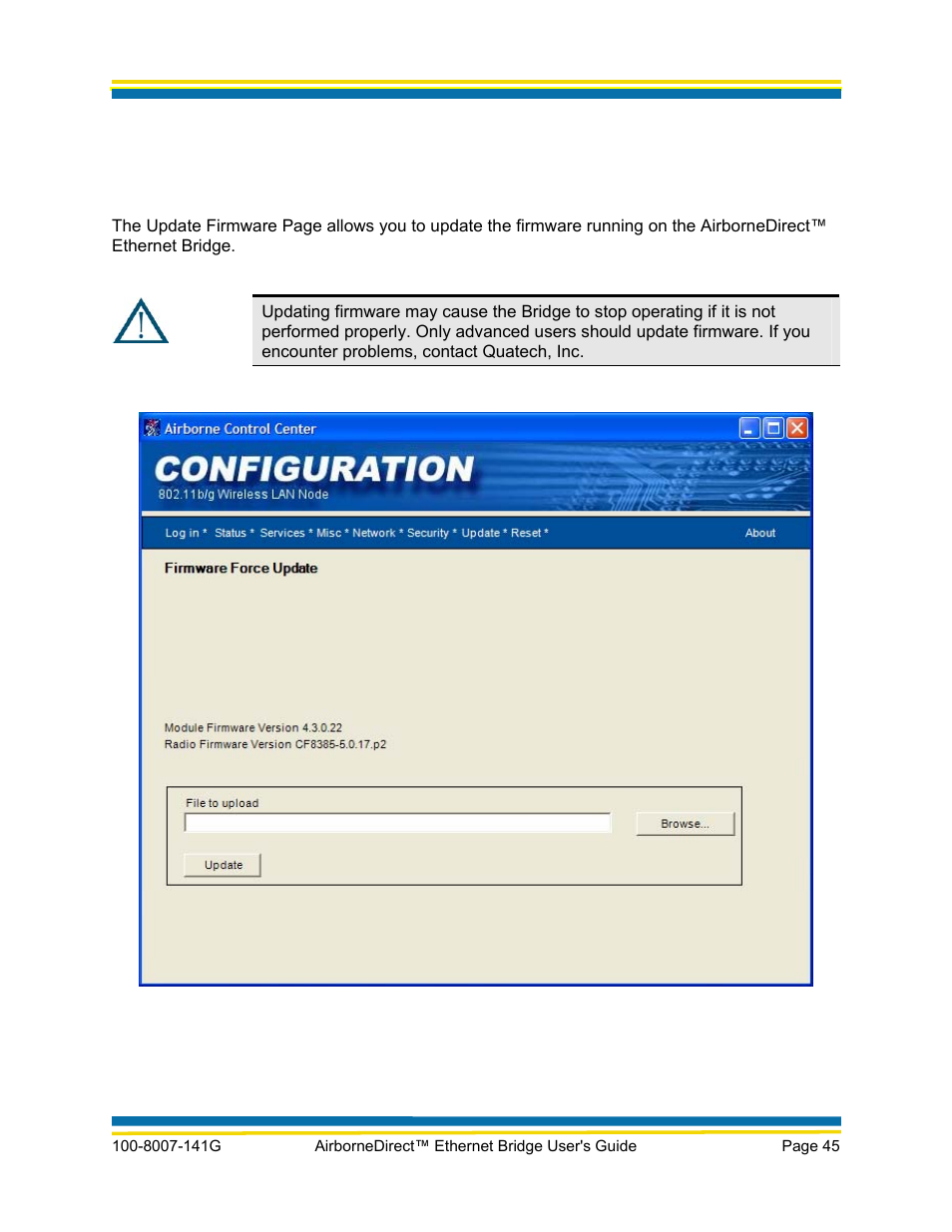 Quatech AirborneDirect WLNG-ET Series User Manual | Page 51 / 77