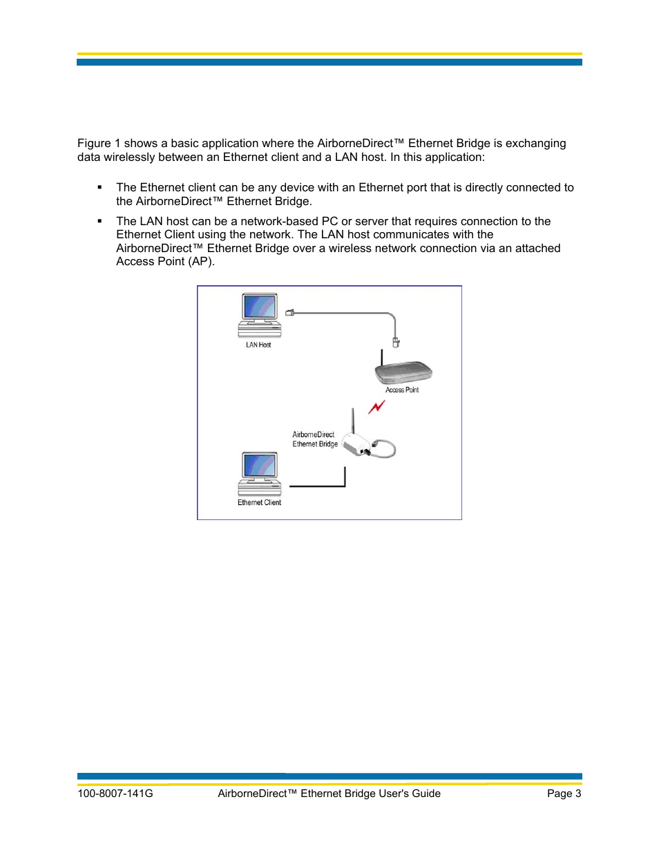 Sample application | Quatech AirborneDirect WLNG-ET Series User Manual | Page 9 / 77