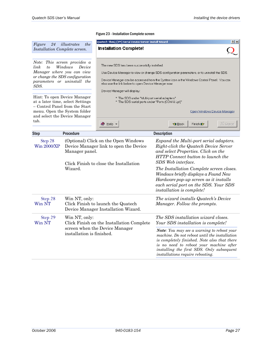 Quatech Device Server User Manual | Page 33 / 98