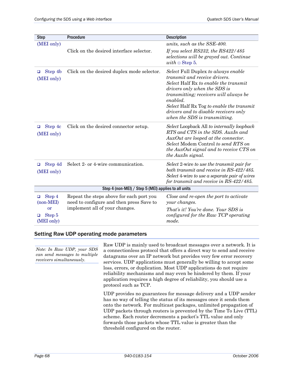 Quatech Device Server User Manual | Page 74 / 98