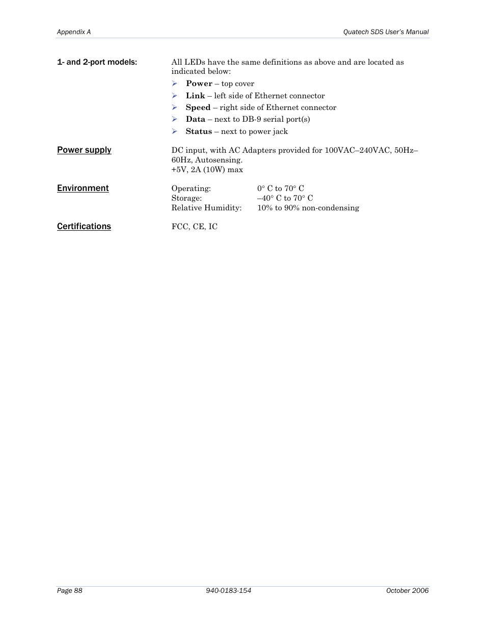 Quatech Device Server User Manual | Page 94 / 98