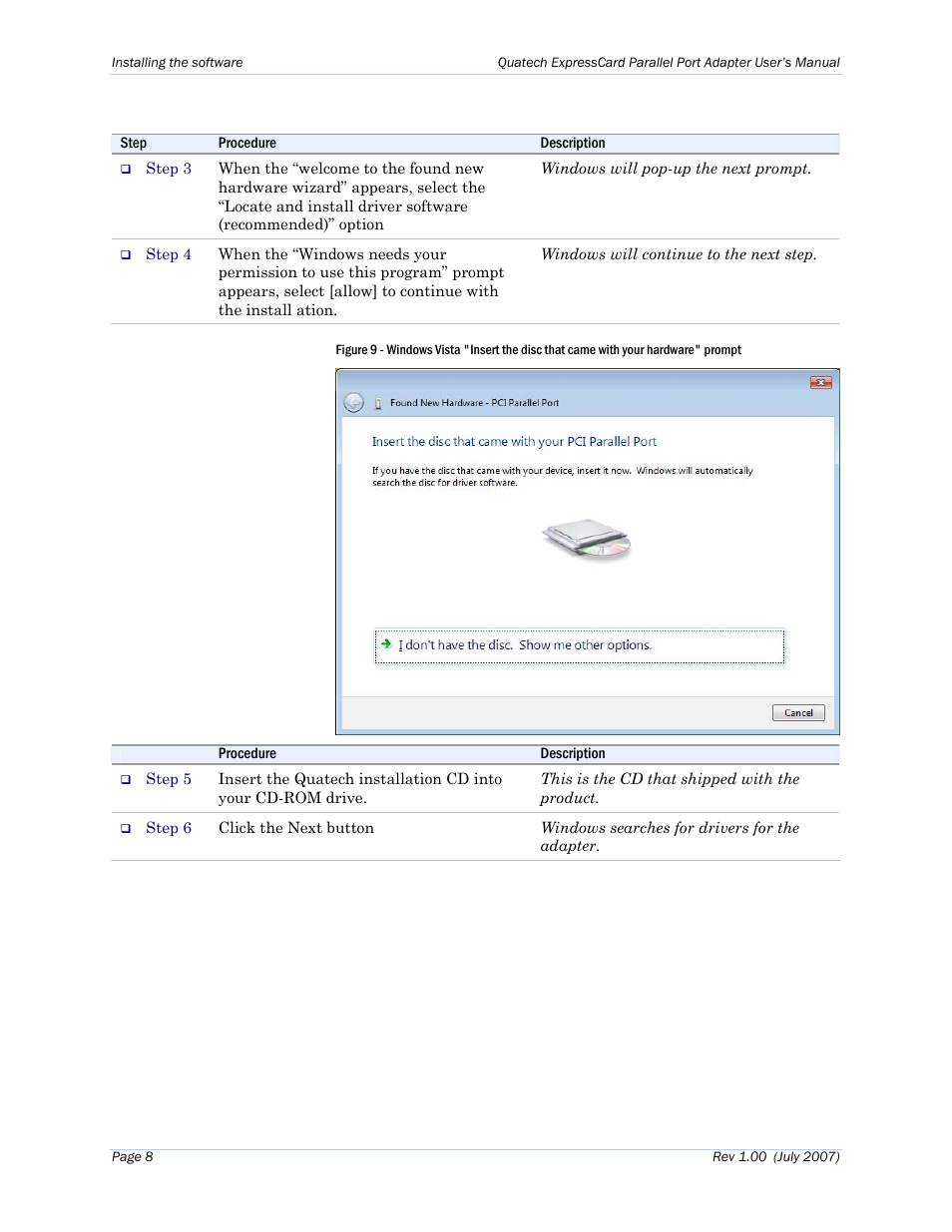 Quatech Perfomance Line SPPXP-100 User Manual | Page 12 / 24