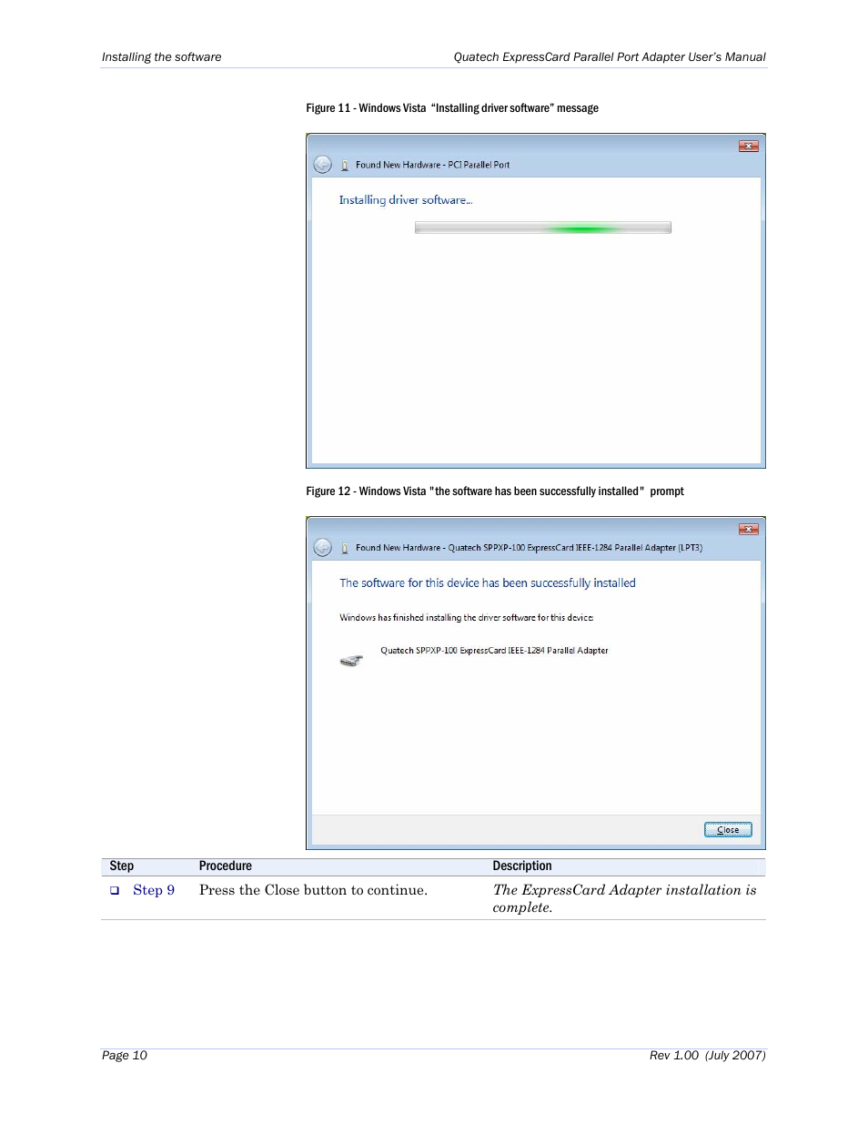 Quatech Perfomance Line SPPXP-100 User Manual | Page 14 / 24