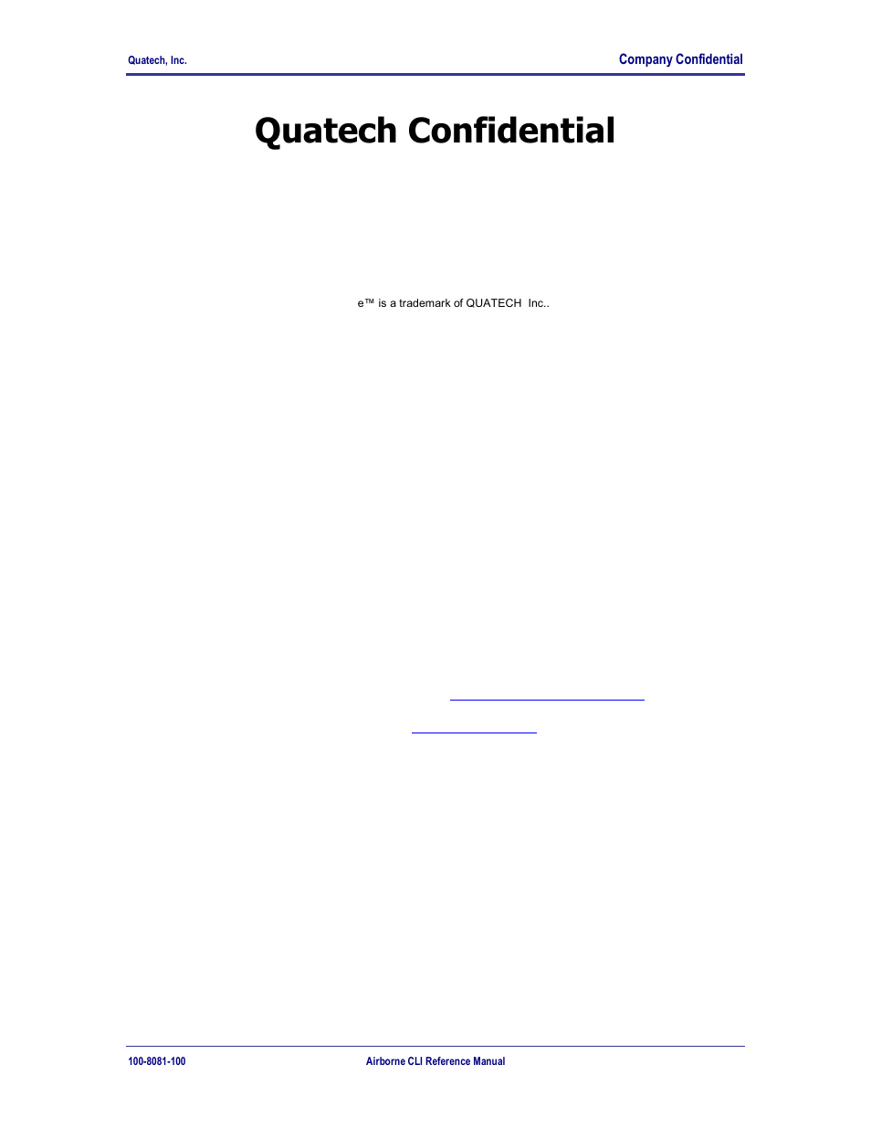 Quatech confidential | Quatech WLNG-ET-DP500 Series User Manual | Page 3 / 120