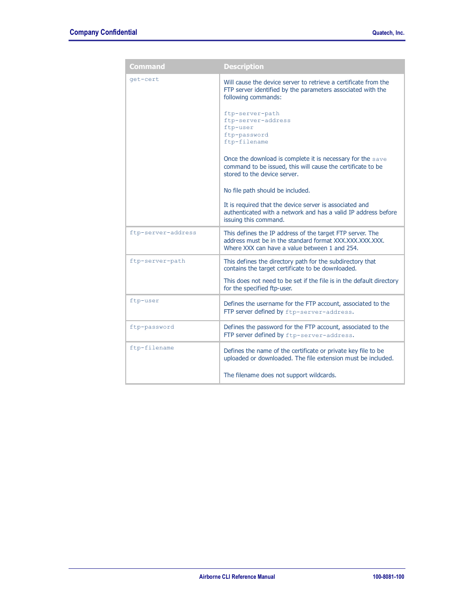 Quatech WLNG-ET-DP500 Series User Manual | Page 42 / 120