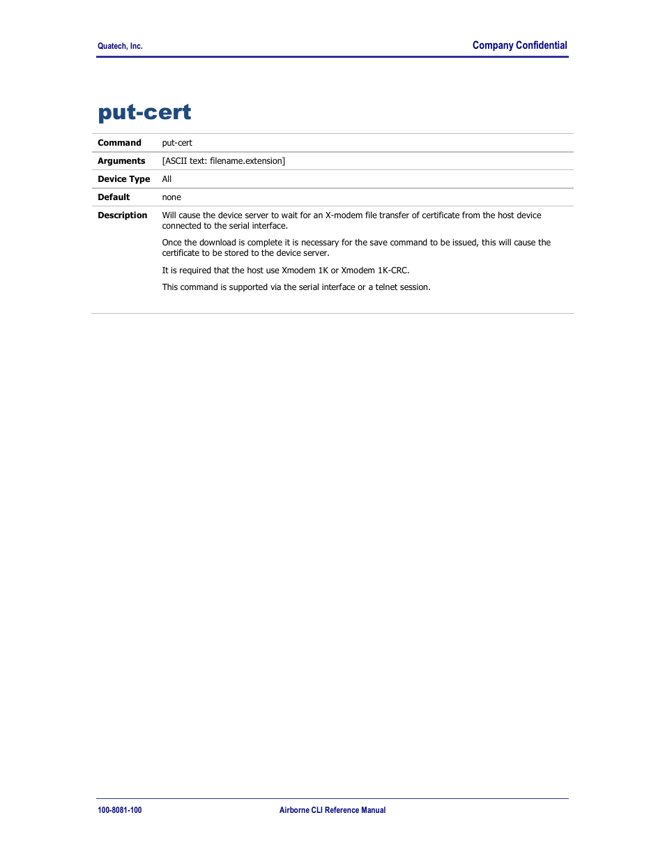 Put-cert | Quatech WLNG-ET-DP500 Series User Manual | Page 55 / 120