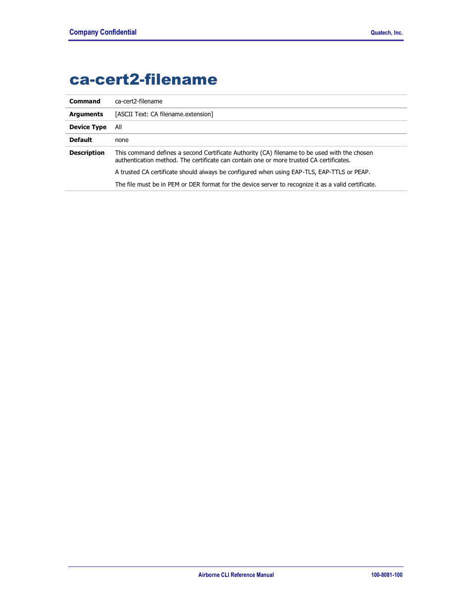 Ca-cert2-filename | Quatech WLNG-ET-DP500 Series User Manual | Page 58 / 120