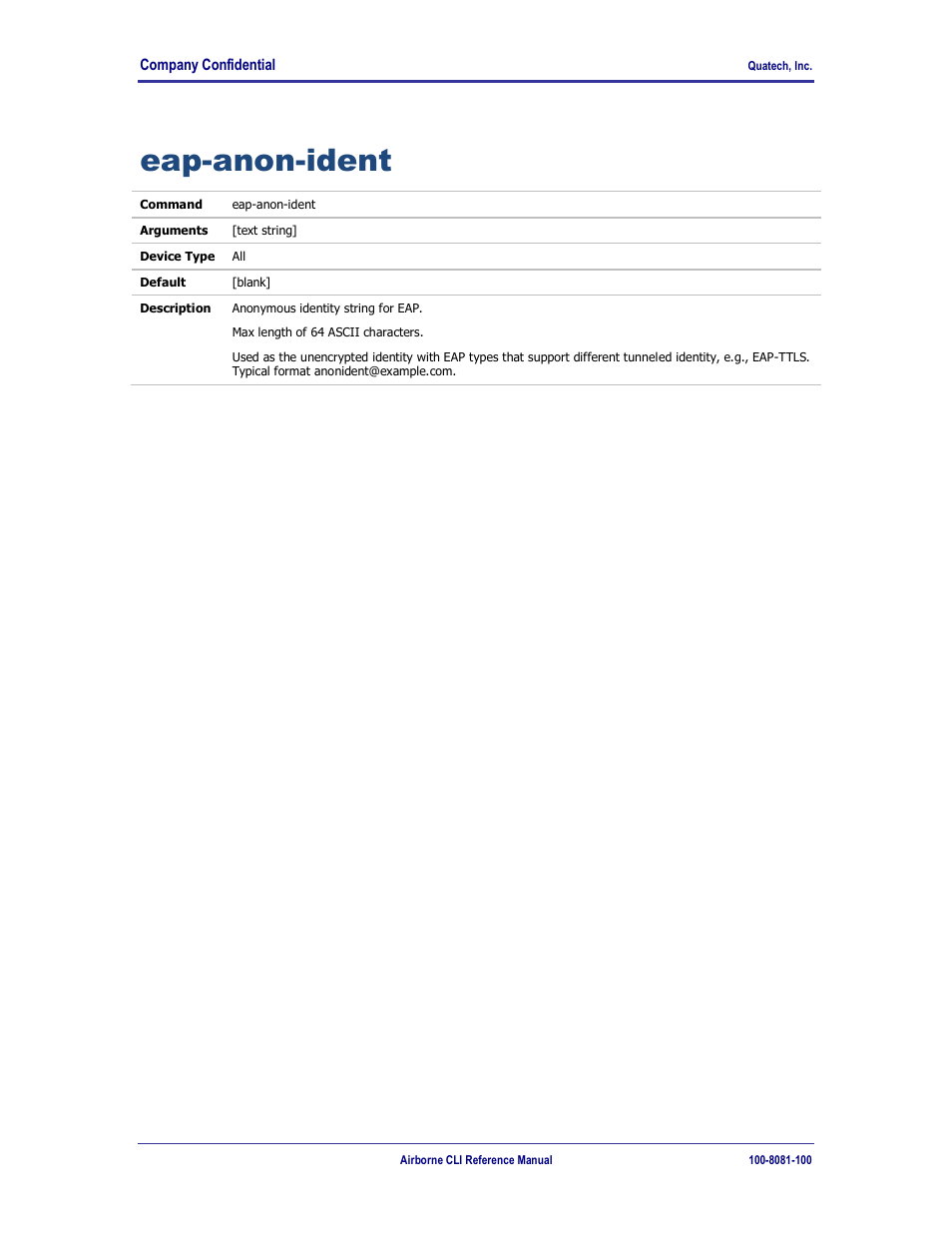 Eap-anon-ident | Quatech WLNG-ET-DP500 Series User Manual | Page 70 / 120