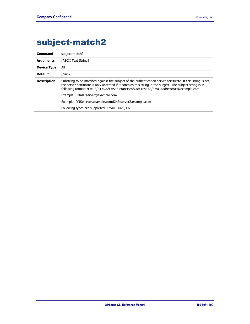 Subject-match2 | Quatech WLNG-ET-DP500 Series User Manual | Page 74 / 120