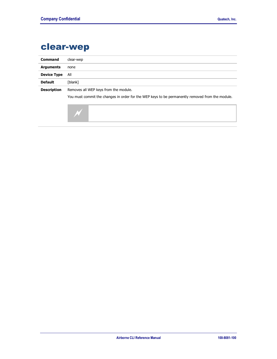 Clear-wep | Quatech WLNG-ET-DP500 Series User Manual | Page 78 / 120