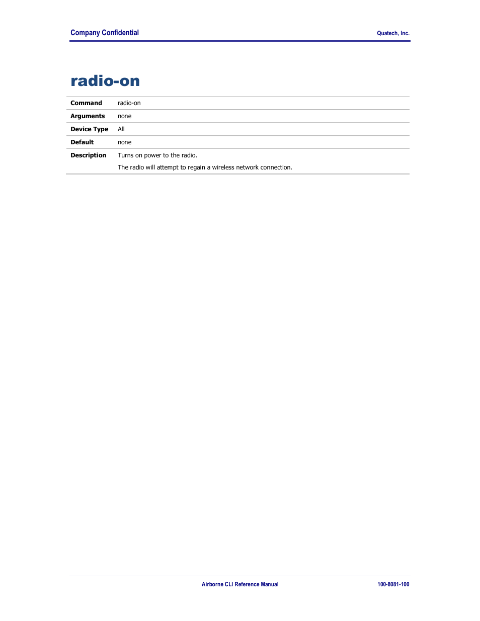 Radio-on | Quatech WLNG-ET-DP500 Series User Manual | Page 80 / 120