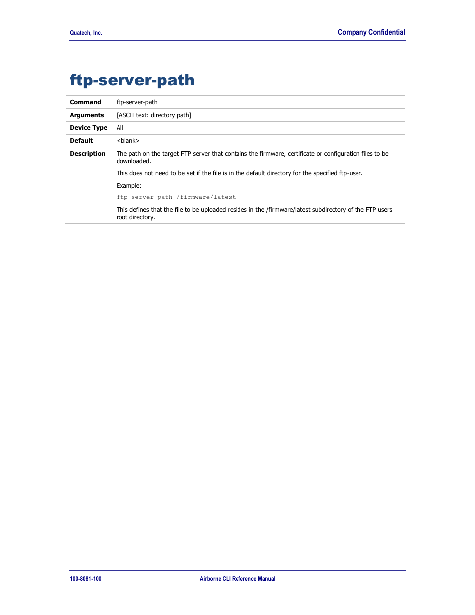 Ftp-server-path | Quatech WLNG-ET-DP500 Series User Manual | Page 85 / 120