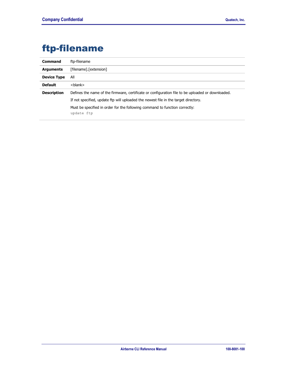 Ftp-filename | Quatech WLNG-ET-DP500 Series User Manual | Page 88 / 120