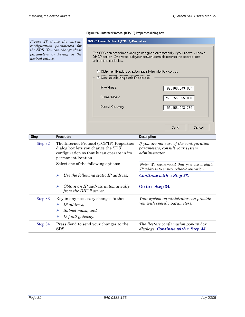 Quatech Serial Device Server User Manual | Page 38 / 98