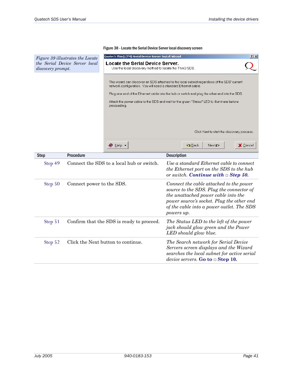Quatech Serial Device Server User Manual | Page 47 / 98