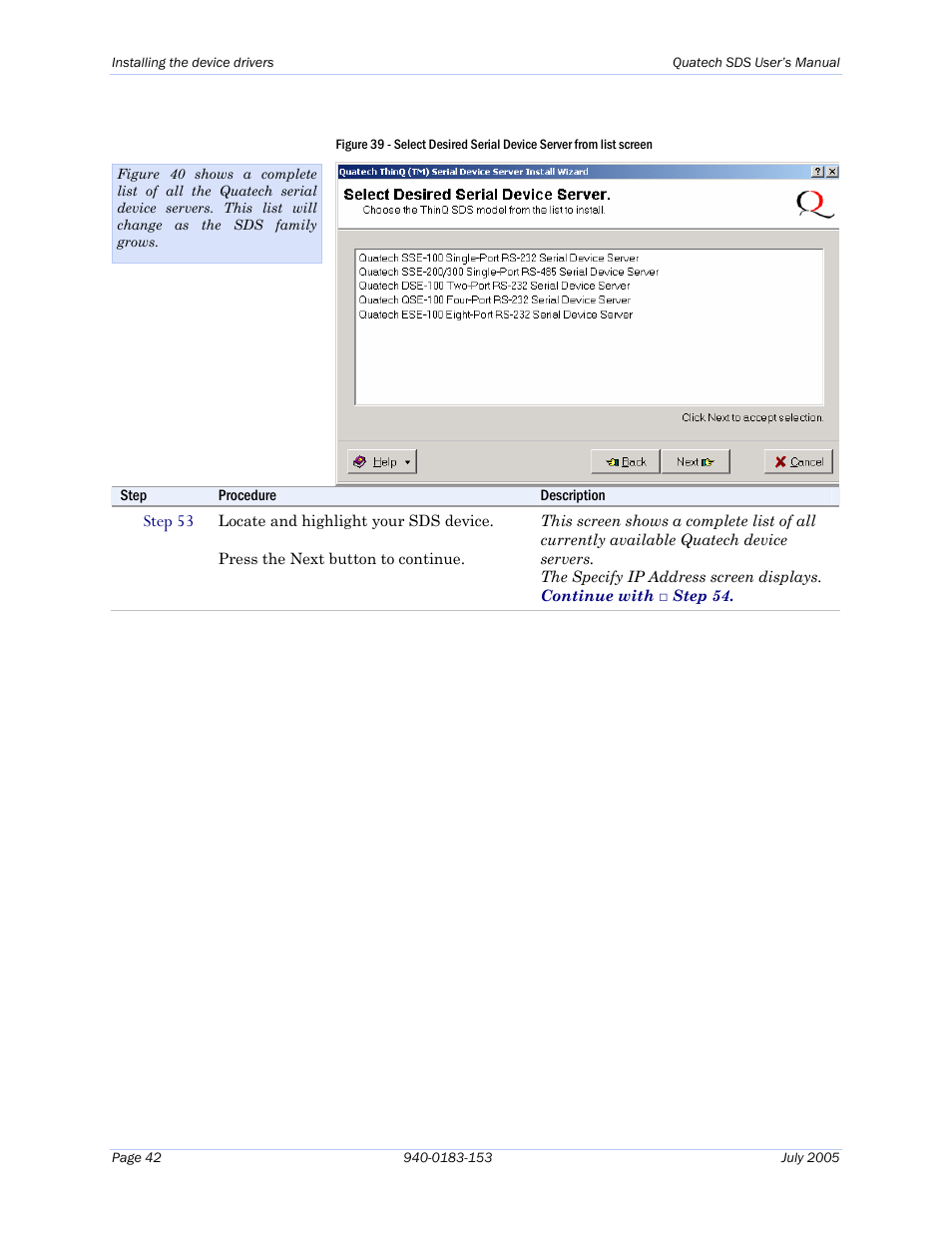 Quatech Serial Device Server User Manual | Page 48 / 98