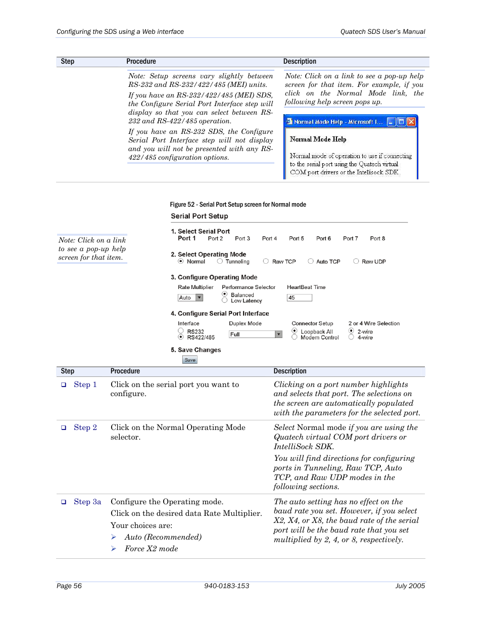 Quatech Serial Device Server User Manual | Page 62 / 98