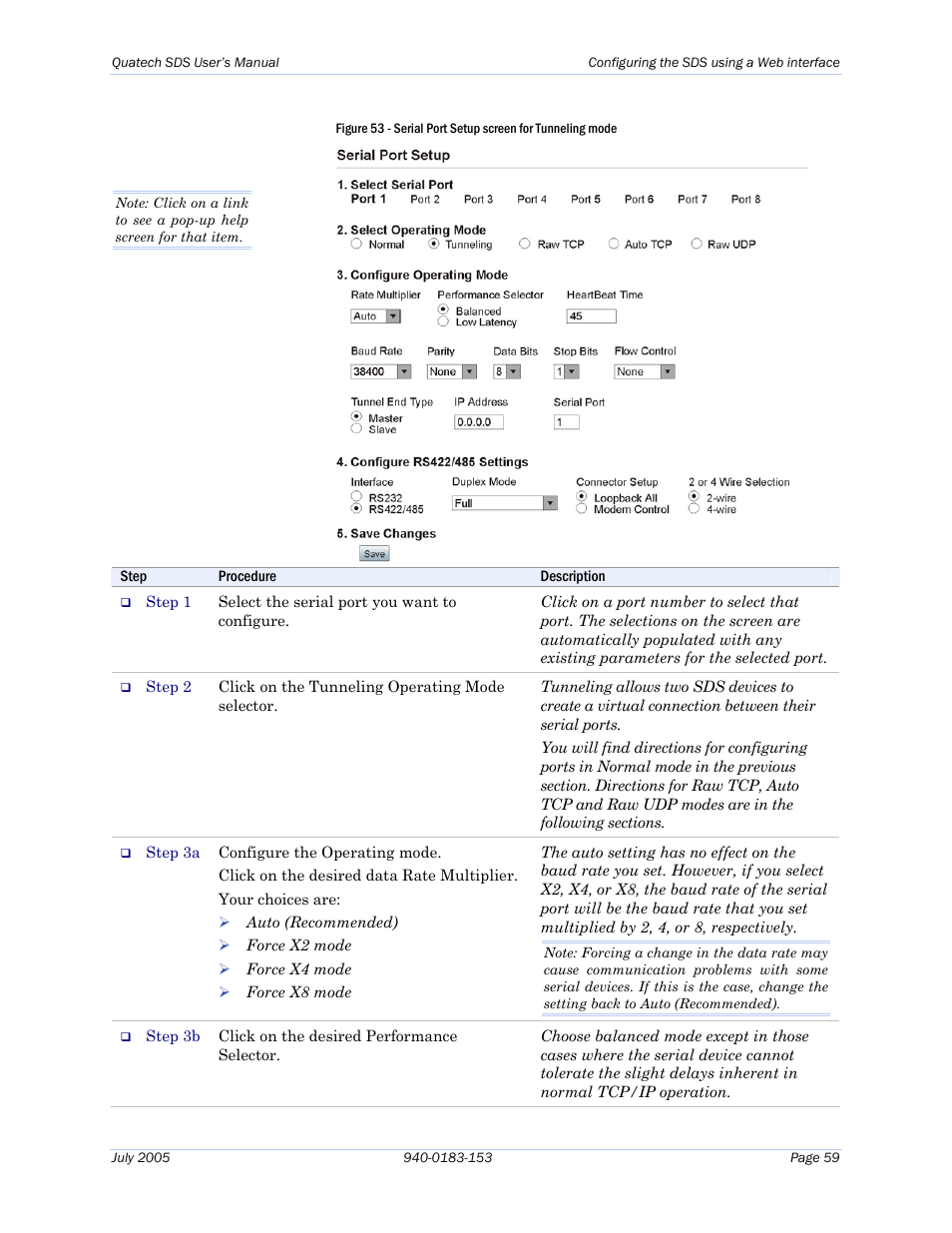 Quatech Serial Device Server User Manual | Page 65 / 98