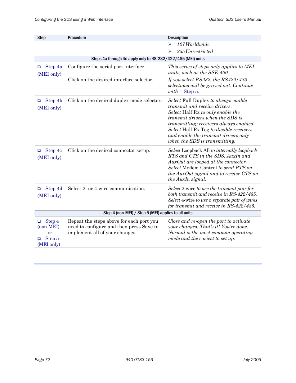 Quatech Serial Device Server User Manual | Page 78 / 98