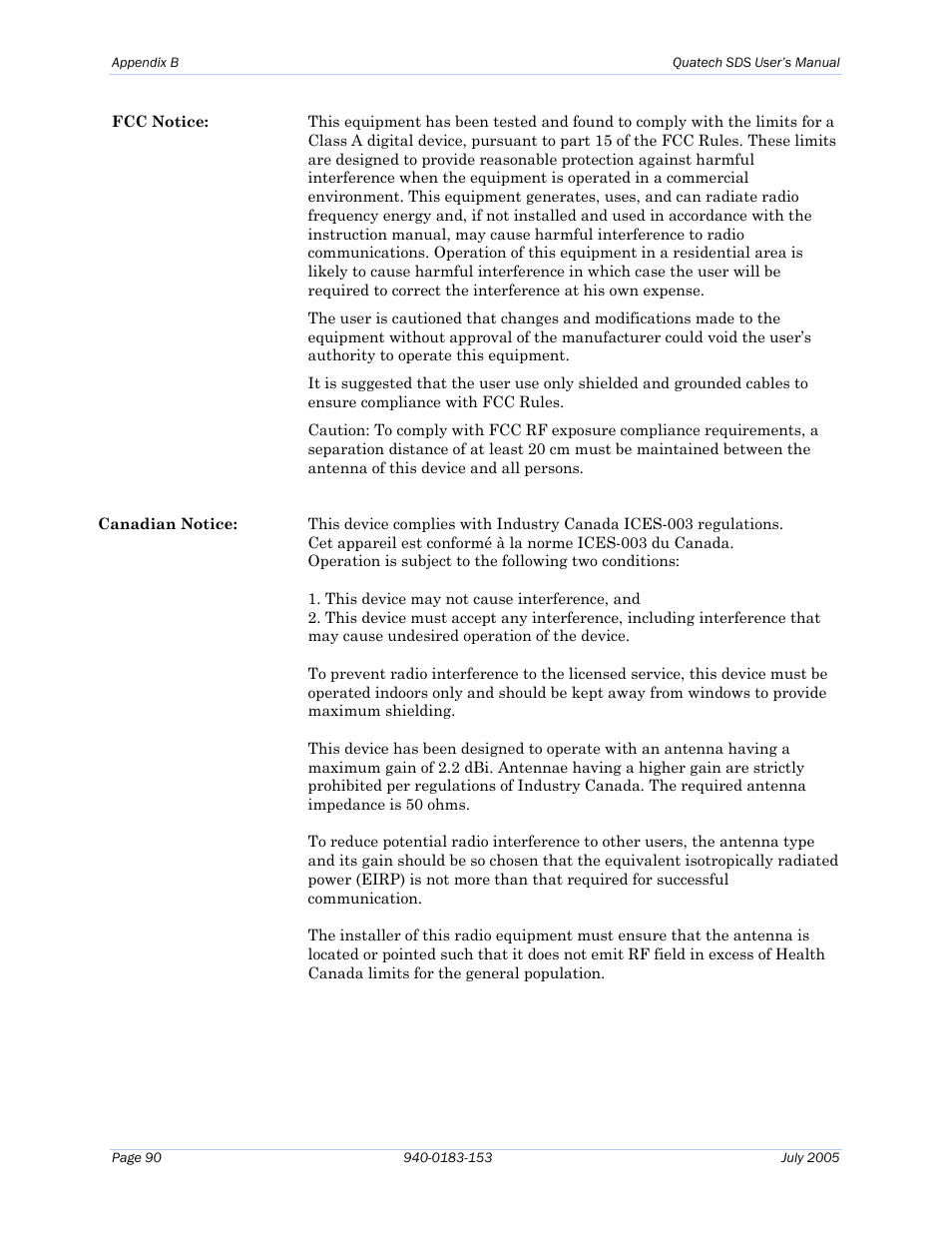 Quatech Serial Device Server User Manual | Page 96 / 98