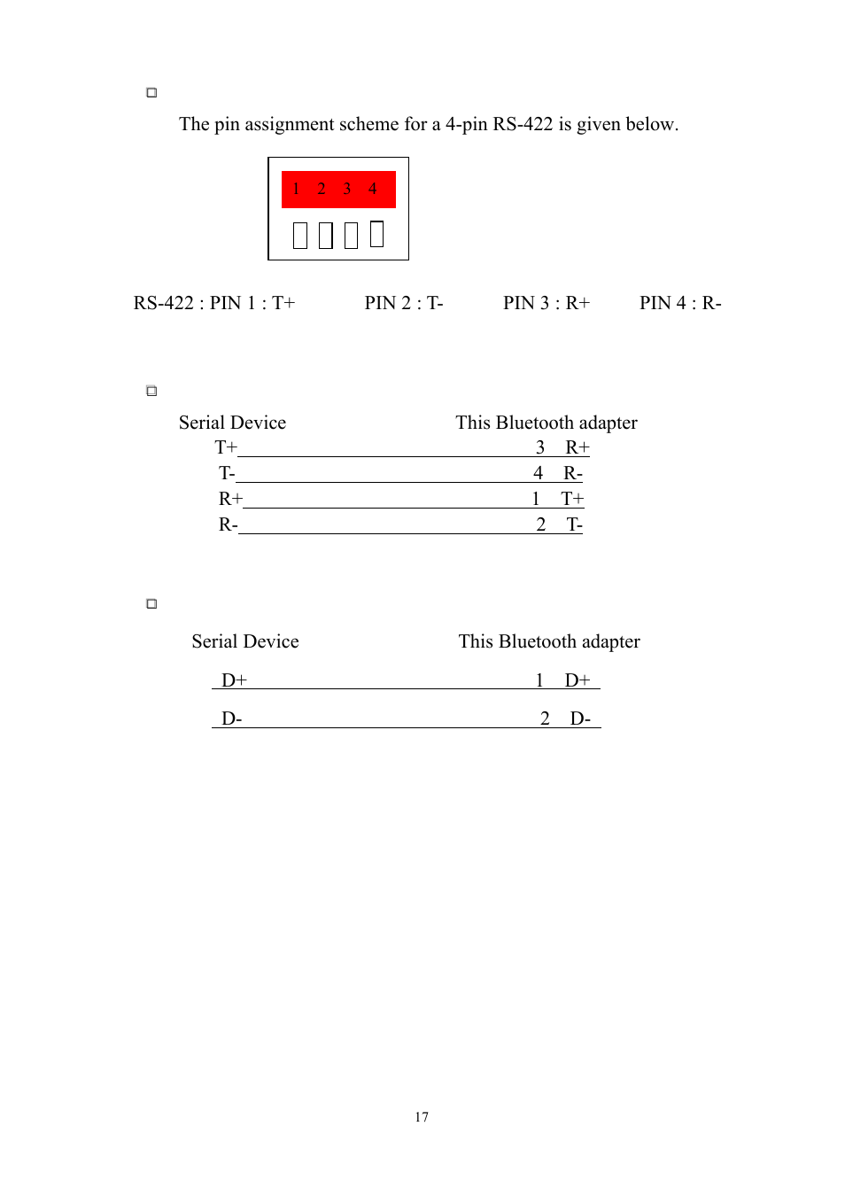 Quatech RS-485 User Manual | Page 18 / 18