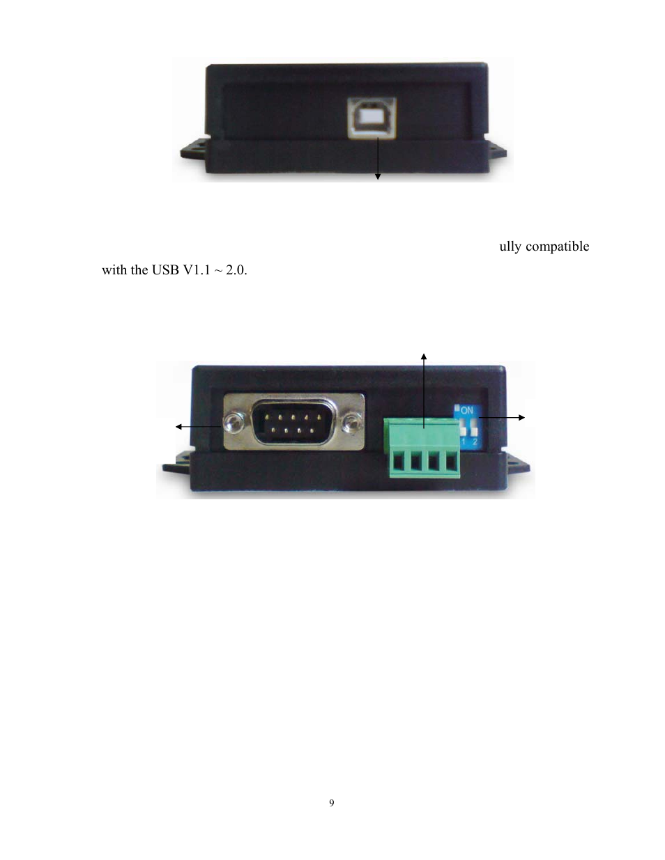 Quatech USB to RS-232/422/485 Isolated Converter SSU2-400I User Manual | Page 10 / 24