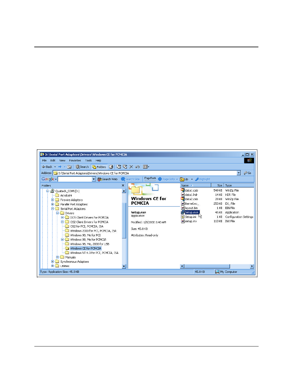 7 windows ce | Quatech DSP-100 User Manual | Page 42 / 57