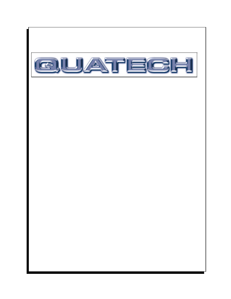 Quatech Asynchronous Communications Adapter QSCLP-100 User Manual | 32 pages