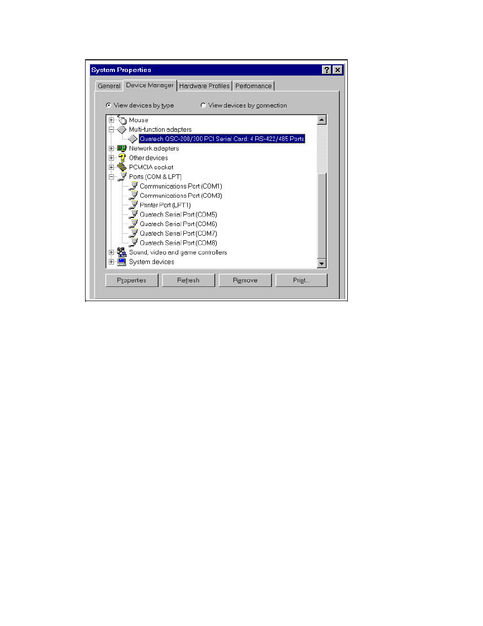 Quatech Asynchronous Communications Adapter QSCLP-100 User Manual | Page 17 / 32