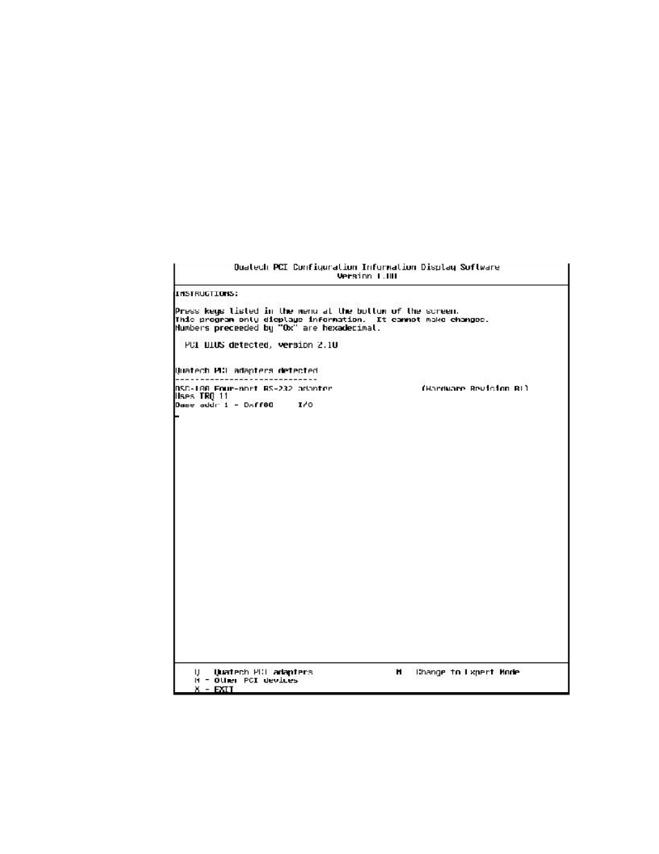 Quatech Asynchronous Communications Adapter QSCLP-100 User Manual | Page 20 / 32