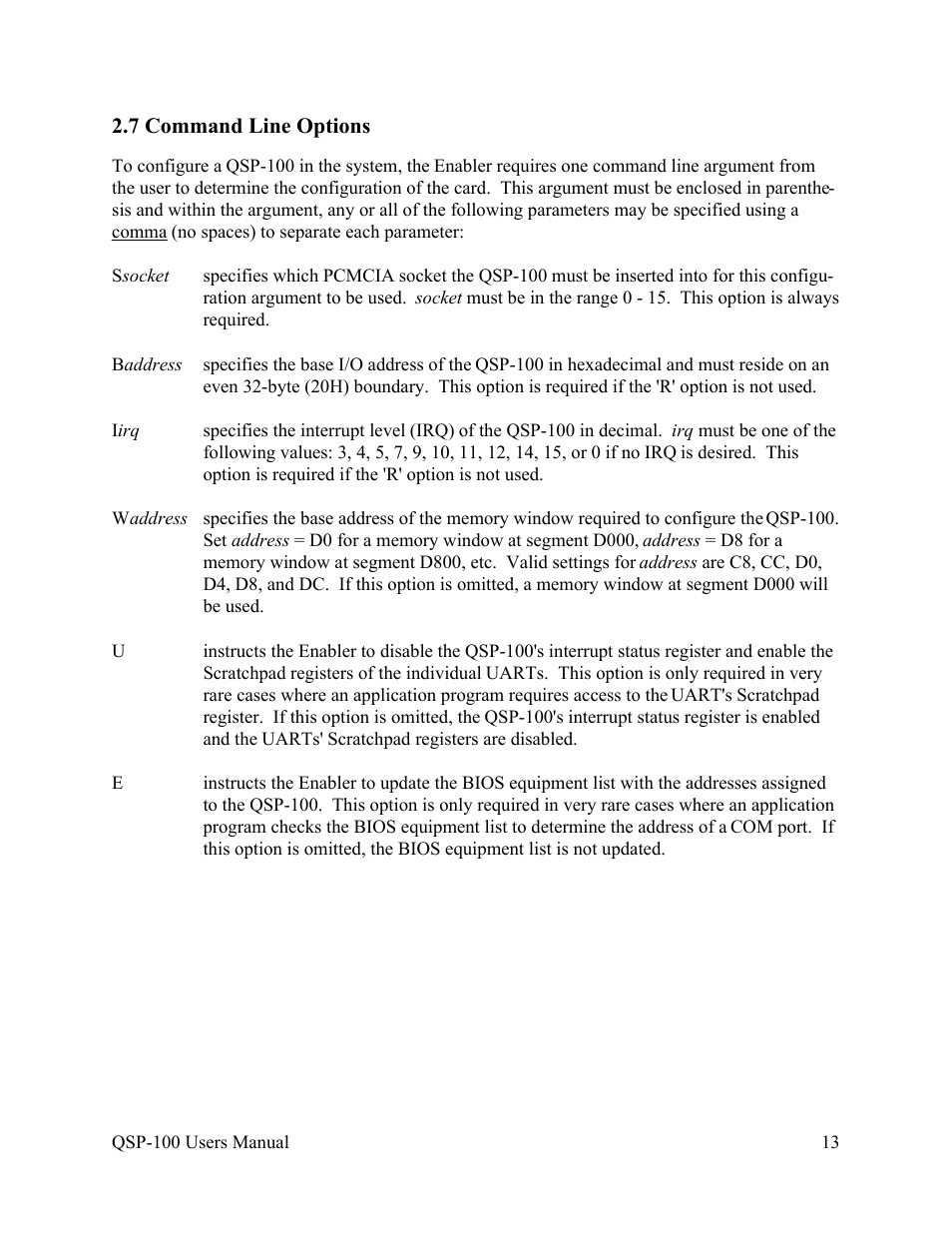 Quatech QSP-100 User Manual | Page 16 / 40