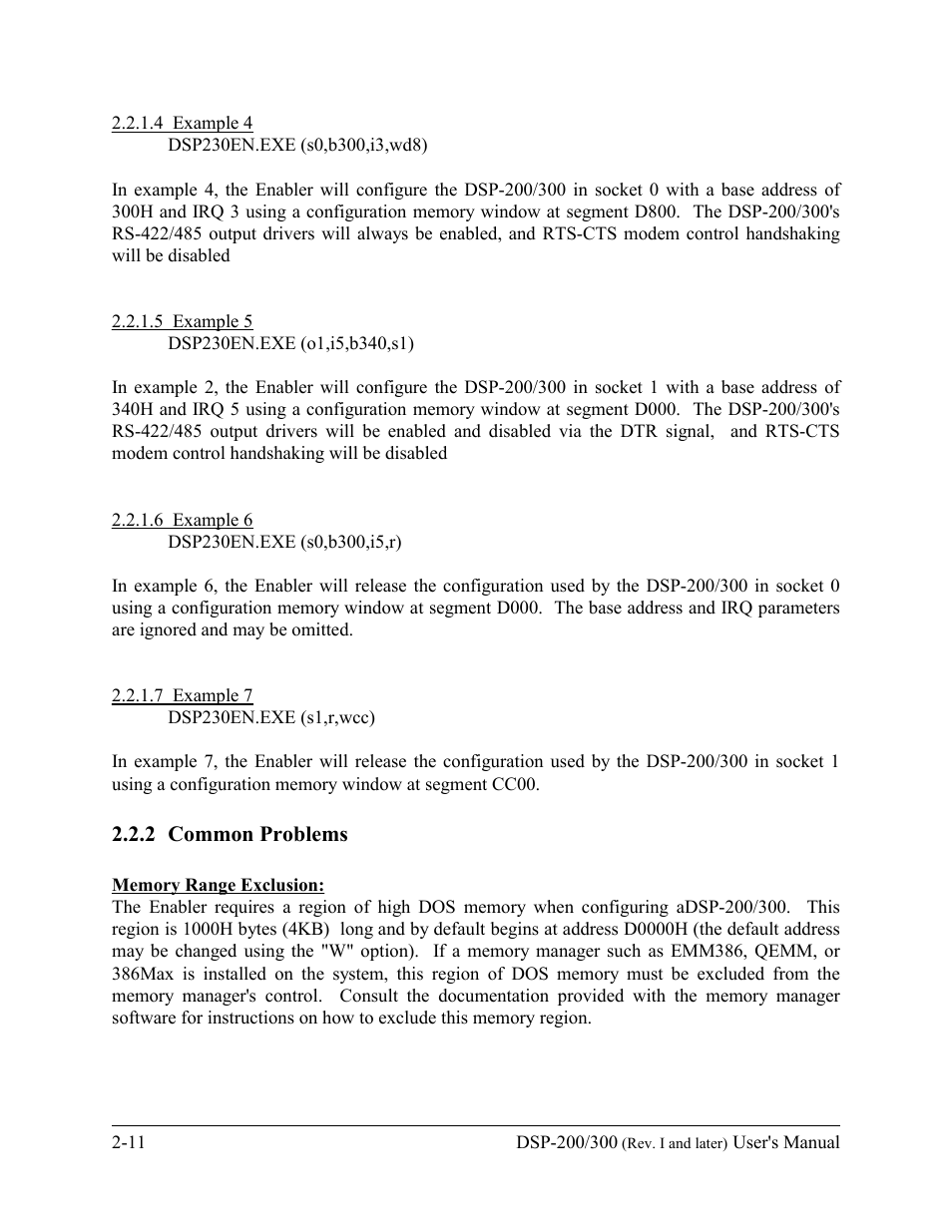 Quatech DSP-200/300 User Manual | Page 16 / 52