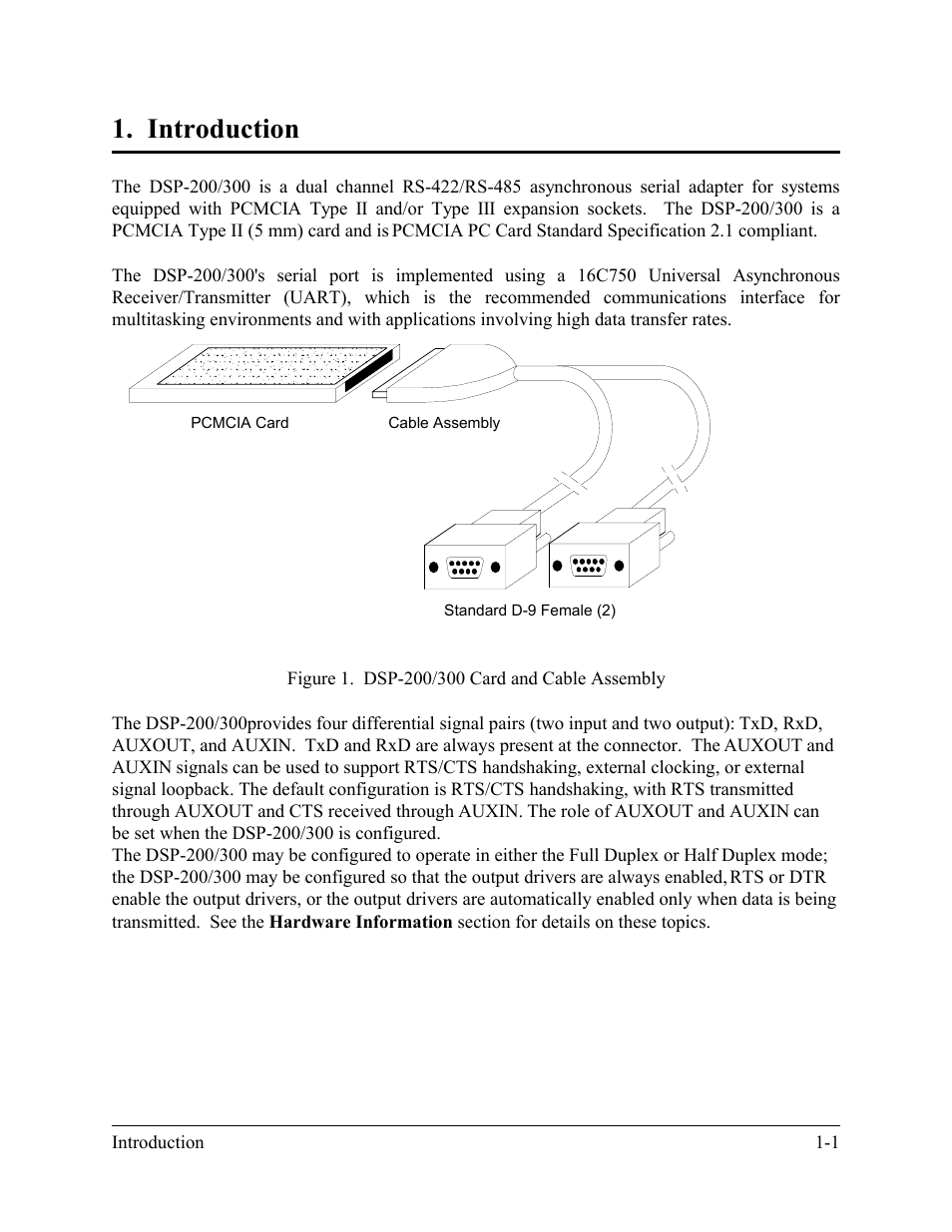 Introduction | Quatech DSP-200/300 User Manual | Page 5 / 52